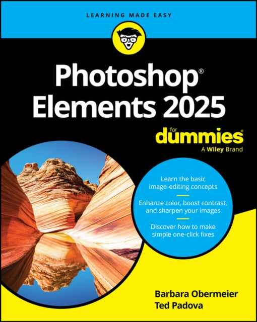 Book cover of: Photoshop Elements 2025 For Dummies. By: Barbara Obermeier