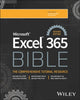 Book cover of: Microsoft Excel 365 Bible. By: Michael Alexander