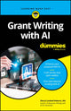 Book cover of: Grant Writing with AI For Dummies. By: Sheryl Lindsell-Roberts