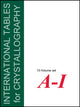 Book cover of: International Tables for Crystallography, 10 Volume Set