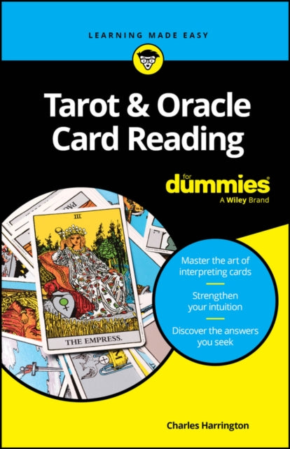 Book cover of: Tarot & Oracle Card Reading For Dummies. By: Charles Harrington