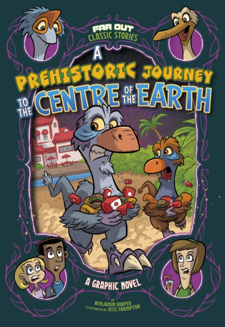 Book cover of: Prehistoric Journey to the Centre of the Earth. By: Benjamin Harper