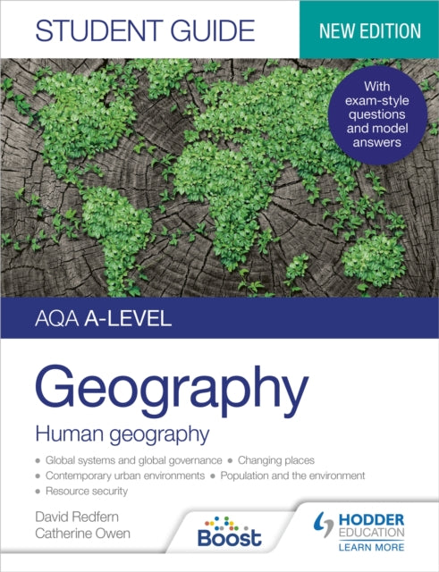 Book cover of: AQA A-level Geography Student Guide: Human Geography. By: David Redfern