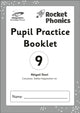 Book cover of: Reading Planet: Rocket Phonics - Pupil Practice Booklet 9. By: Abigail Steel