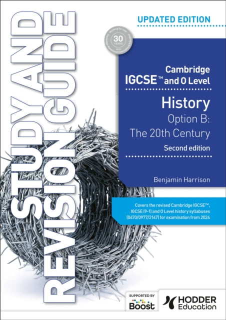 Cambridge IGCSE and O Level History Study and Revision Guide, Second Edition 9781398375062 Benjamin Harrison
