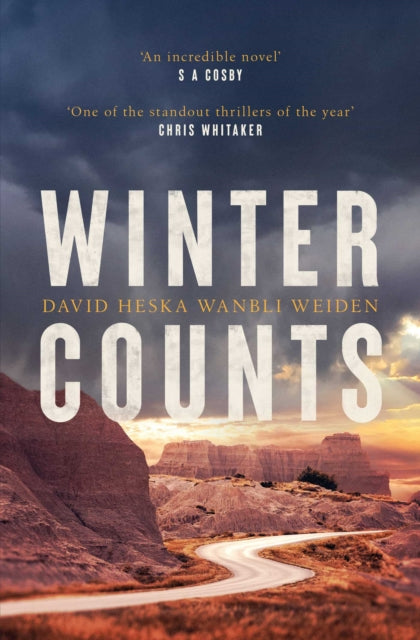 Book cover of: Winter Counts. By: David Heska Wanbli Weiden