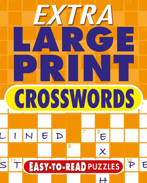 Book cover of: Extra Large Print Crosswords