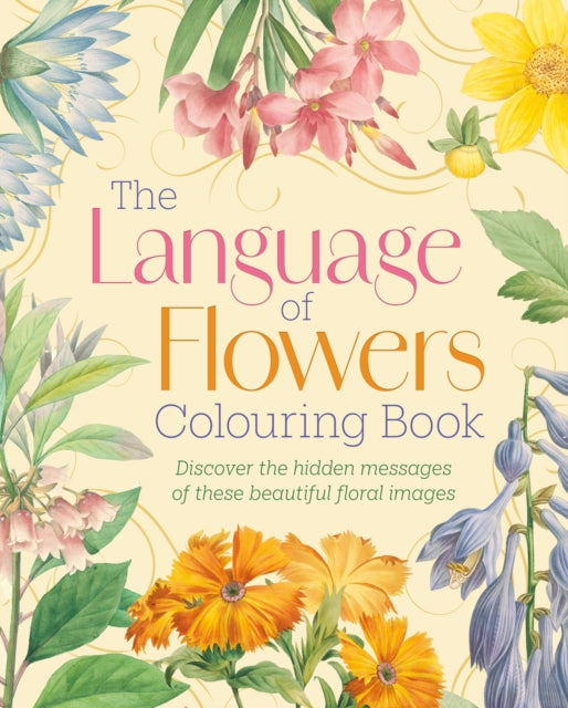 Book cover of: Language of Flowers Colouring Book