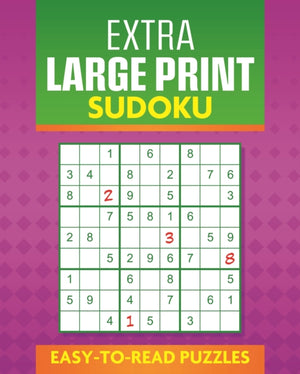Extra Large Print Sudoku
