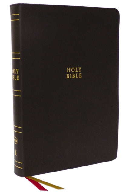 Book cover of: NKJV Holy Bible, Super Giant Print Reference Bible, Brown Bonded Leather, 43,000 Cross References, Red Letter, Thumb Indexed, Comfort Print: New King James Version. By: Zondervan Publishing Company