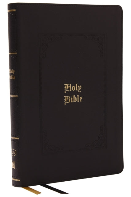 Book cover of: KJV Holy Bible: Giant Print Thinline Bible, Black Leathersoft, Red Letter, Comfort Print: King James Version (Vintage Series). By: Zondervan Publishing Company