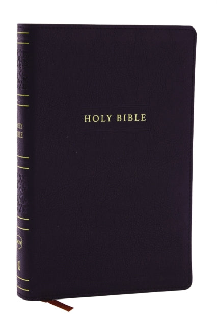 Book cover of: NKJV Personal Size Large Print Bible with 43,000 Cross References, Black Leathersoft, Red Letter, Comfort Print. By: Zondervan