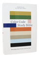 Book cover of: Color Code Study Bible, Revealing God's Truth Color by Color (NKJV, Hardcover, Red Letter)