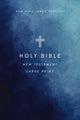 NKJV Large Print Outreach New Testament Bible, Cross Softcover, Comfort Print 9781400343713 Zondervan