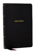 KJV Personal Size Large Print End-of-Verse Reference Bible, Black Leathersoft, Red Letter, Comfort Print