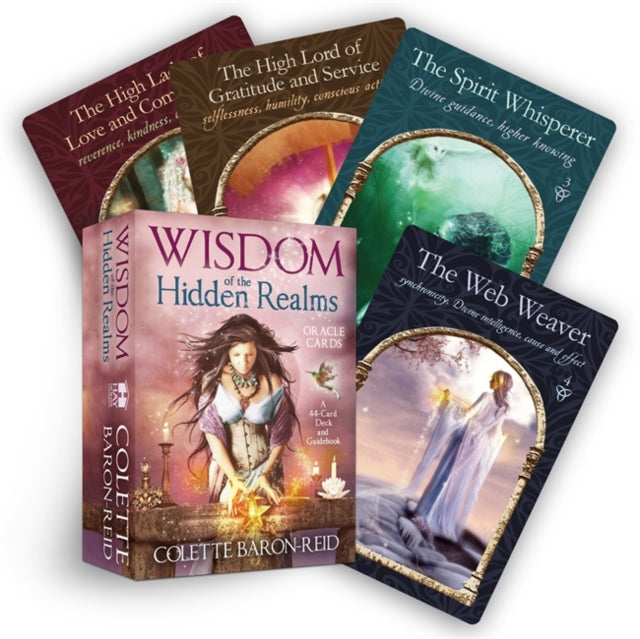 Book cover of: Wisdom of the Hidden Realms Oracle Cards