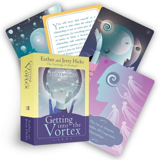 Book cover of: Getting into the Vortex Cards. By: Esther Hicks