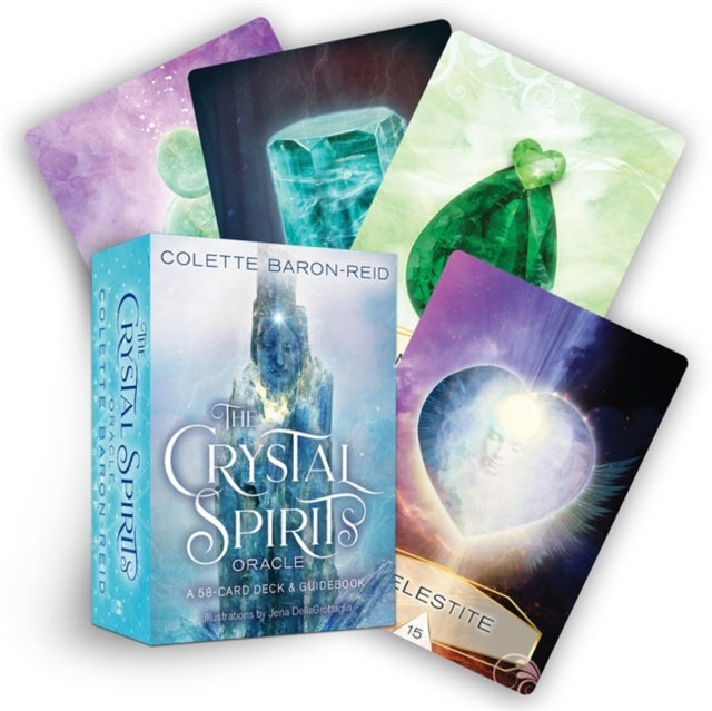 Book cover of: Crystal Spirits Oracle. By: Colette Baron-Reid