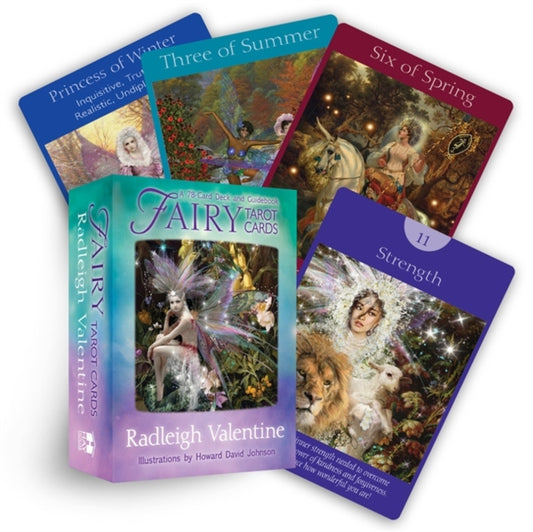Fairy Tarot Cards, A 78-Card Deck and Guidebook 9781401957209 Radleigh Valentine