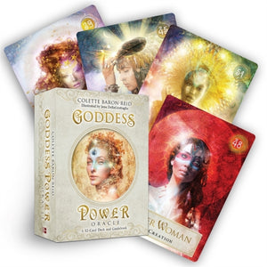 Goddess Power Oracle (Standard Edition), A 52-Card Deck and Guidebook — Goddess Love Oracle Cards for Healing, Inspiration and Divination