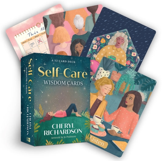 Book cover of: Self-Care Wisdom Cards. By: Cheryl Richardson