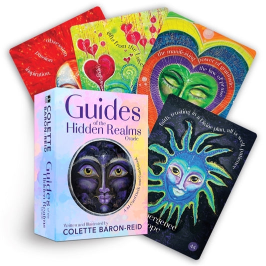 Book cover of: Guides of the Hidden Realms Oracle. By: Colette Baron-Reid
