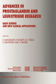 Book cover of: Advances in Prostaglandin and Leukotriene Research