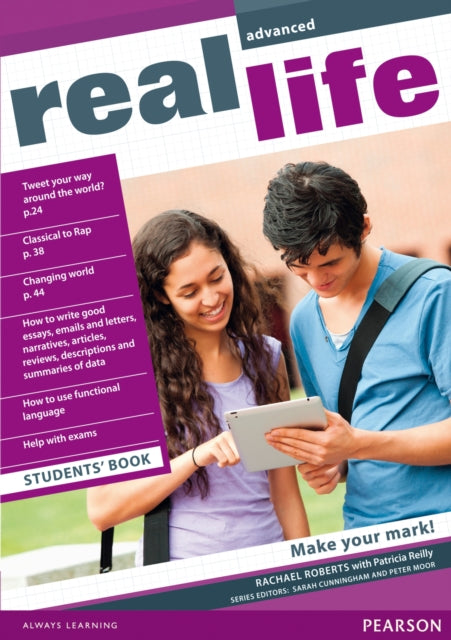 Book cover of: Real Life Global Advanced Students Book. By: Rachael Roberts