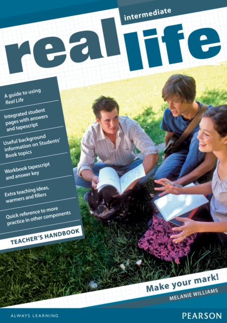 Book cover of: Real Life Global Intermediate Teacher's Handbook. By: Melanie Williams