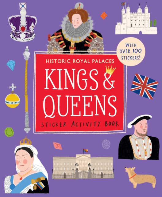 Book cover of: Kings and Queens Sticker Activity Book. By: Lynn weingarten