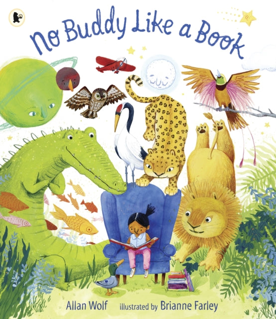 Book cover of: No Buddy Like a Book. By: Allan Wolf