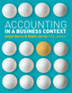 Book cover of: Accounting in a Business Context. By: Aidan Berry