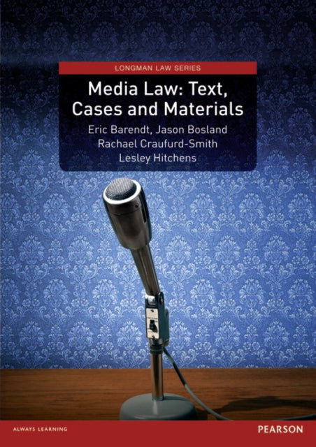 Book cover of: Media Law: Text, Cases and Materials