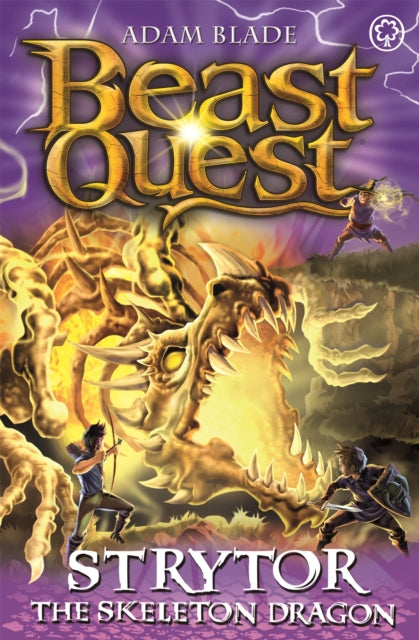 Book cover of: Beast Quest: Strytor the Skeleton Dragon. By: Adam Blade