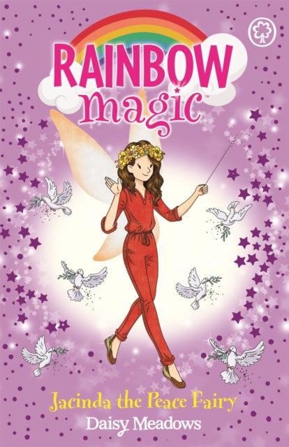 Book cover of: Rainbow Magic: Jacinda the Peace Fairy. By: Daisy Meadows