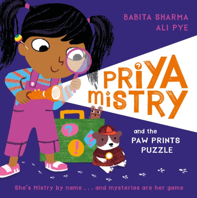 Book cover of: Priya Mistry and the Paw Prints Puzzle. By: Babita Sharma