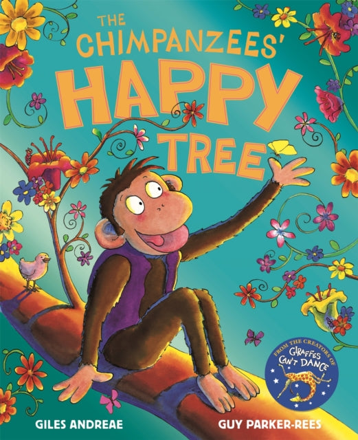 Book cover of: Chimpanzees' Happy Tree. By: Giles Andreae