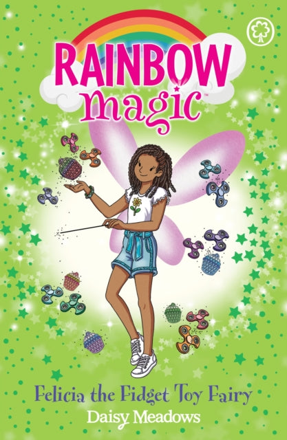 Book cover of: Rainbow Magic: Felicia the Fidget Toy Fairy. By: Daisy Meadows