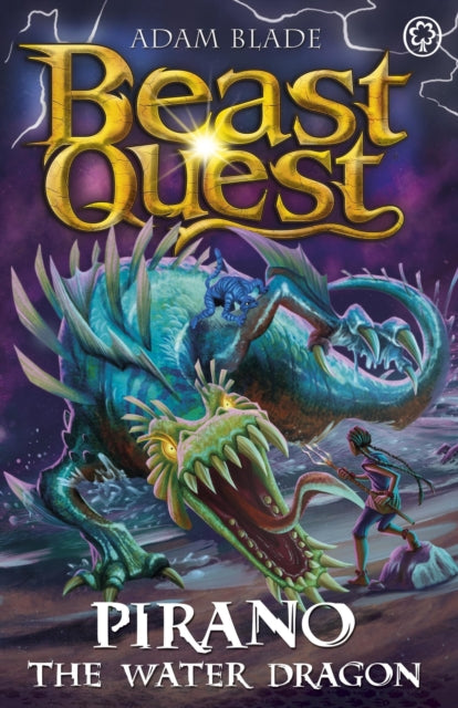 Book cover of: Beast Quest: Pirano the Water Dragon. By: Adam Blade