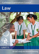 Book cover of: Law Cape Unit 1 A CXC Study Guide