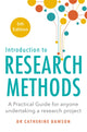 Book cover of: Introduction to Research Methods 5th Edition. By: Dr. Catherine Dawson