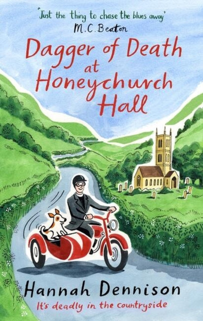 Book cover of: Dagger of Death at Honeychurch Hall. By: Hannah Dennison