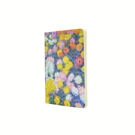 Book cover of: Monet’s Chrysanthemums A5 Dot-Grid Cahier