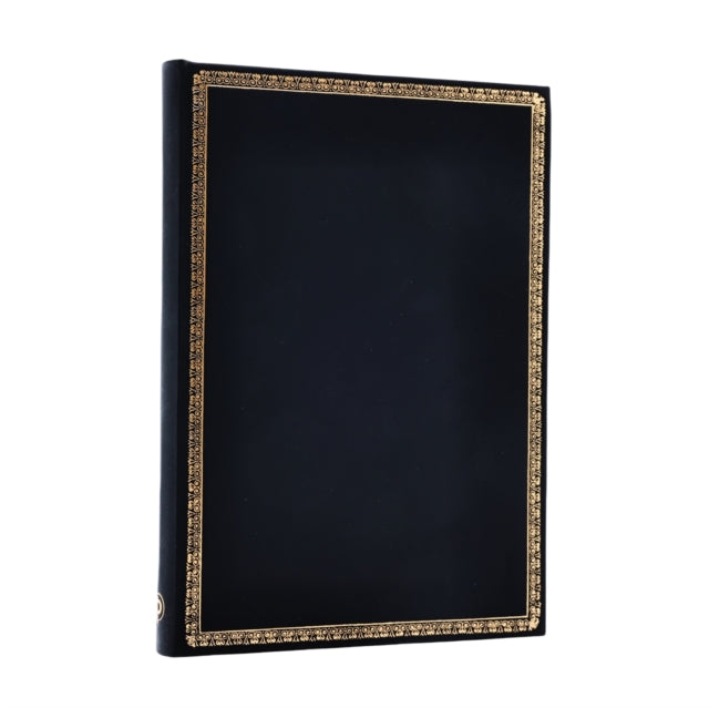 Book cover of: Black Edition Midi Lined Hardcover Journal (Elastic Band Closure)