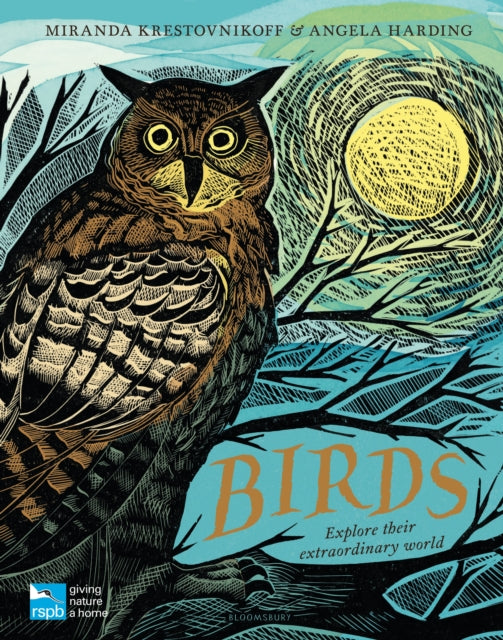 Book cover of: RSPB Birds. By: Miranda Krestovnikoff