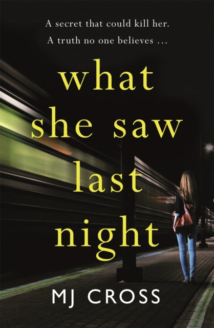 Book cover of: What She Saw Last Night. By: M. J. Cross