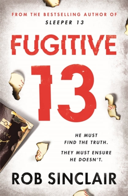 Book cover of: Fugitive 13. By: Rob Sinclair