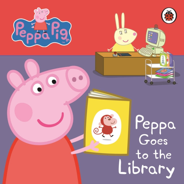 Book cover of: Peppa Pig: Peppa Goes to the Library: My First Storybook