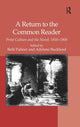 Book cover of: Return to the Common Reader. By: Beth Palmer