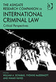 Book cover of: Ashgate Research Companion to International Criminal Law. By: William A. Schabas